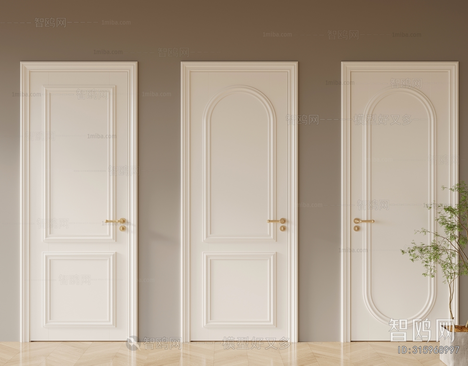 French Style Single Door