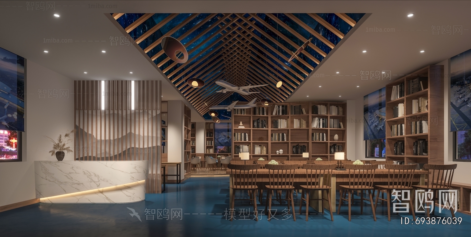 Modern Bookstore Book Bar