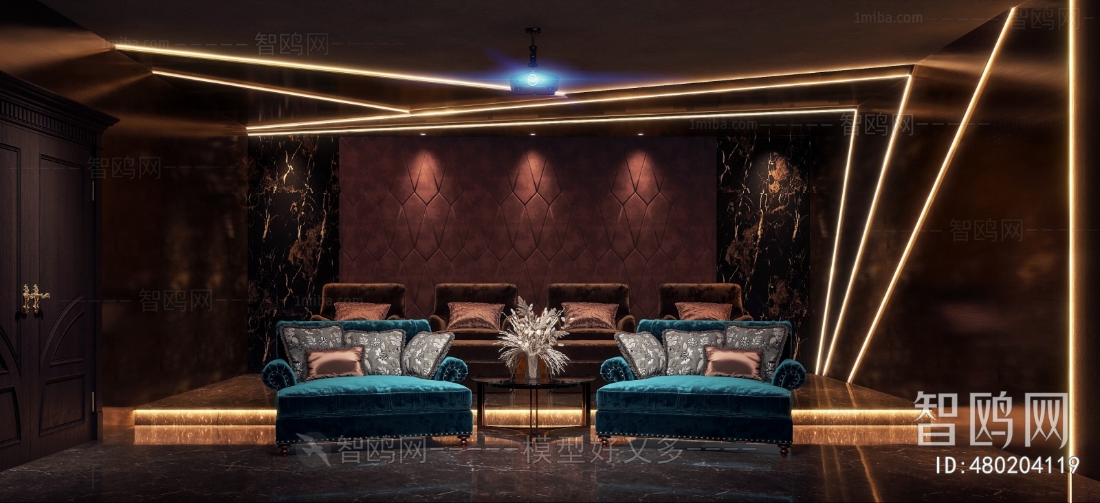 European Style Classical Style Audiovisual Room