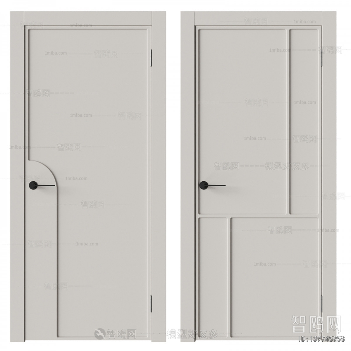 Modern Single Door