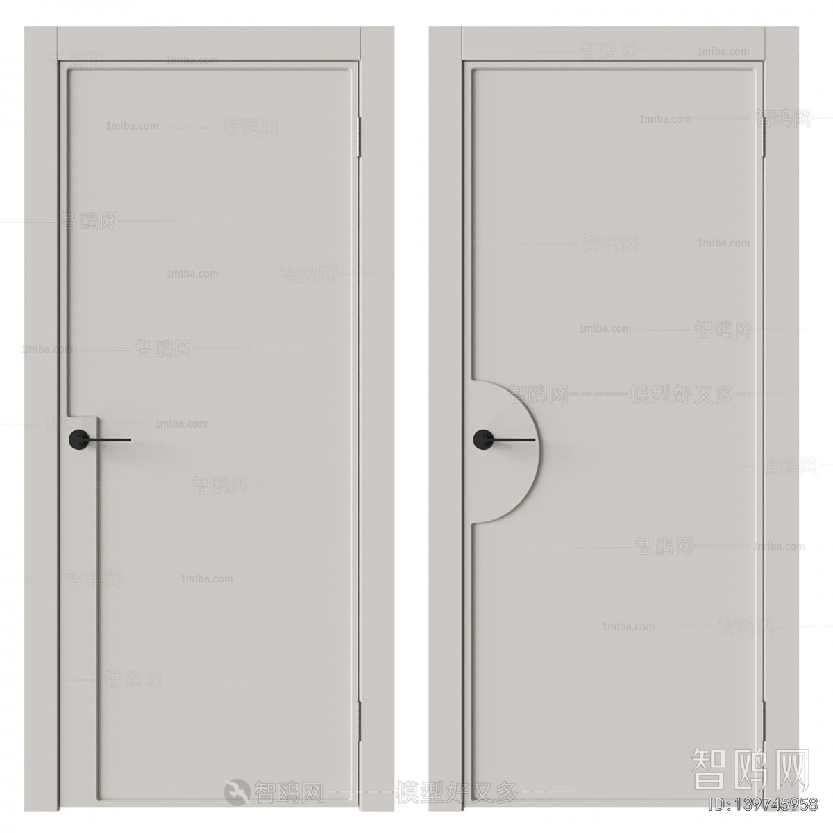 Modern Single Door