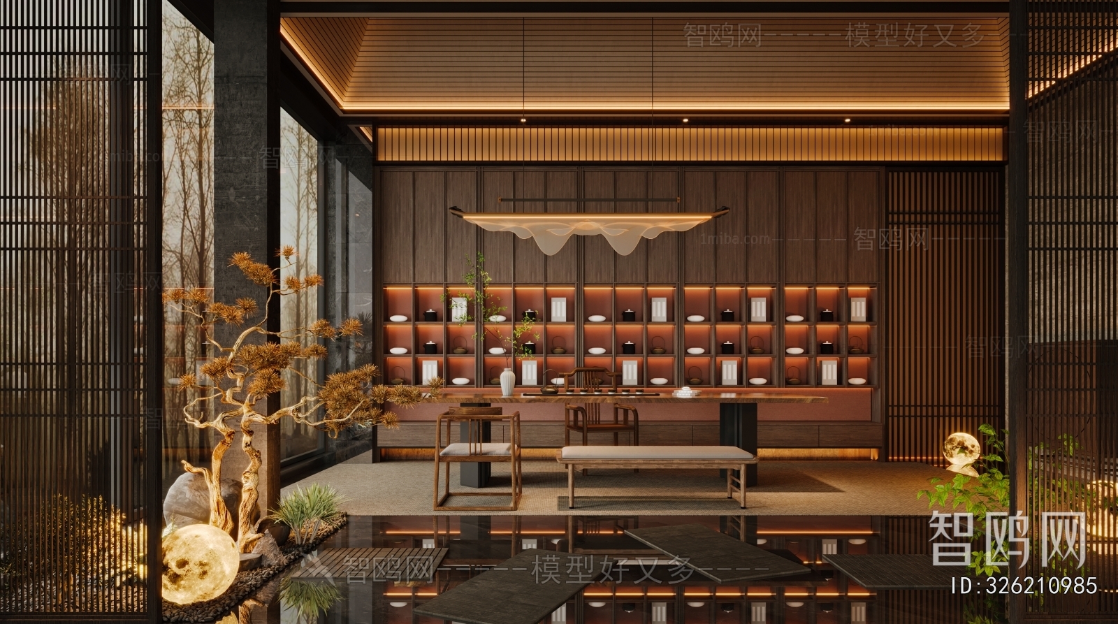 New Chinese Style Teahouse Tea House