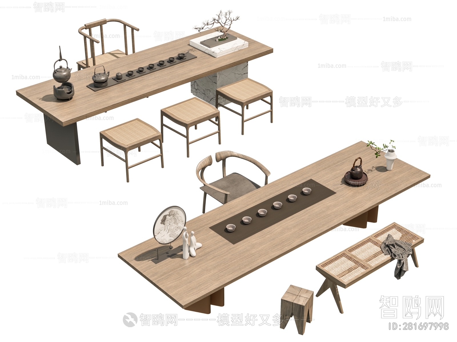 New Chinese Style Tea Tables And Chairs