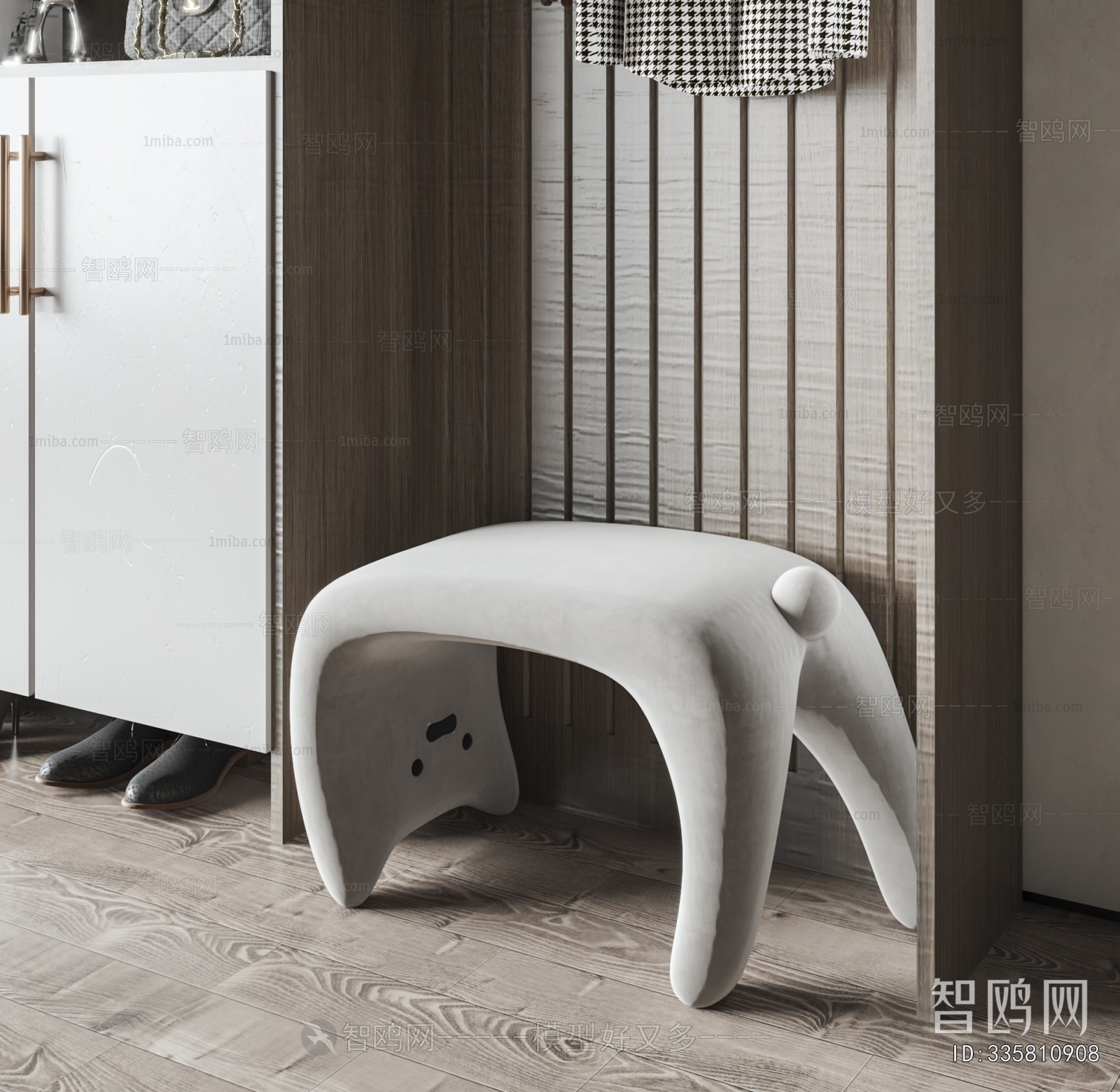 Modern Stool For Changing Shoes