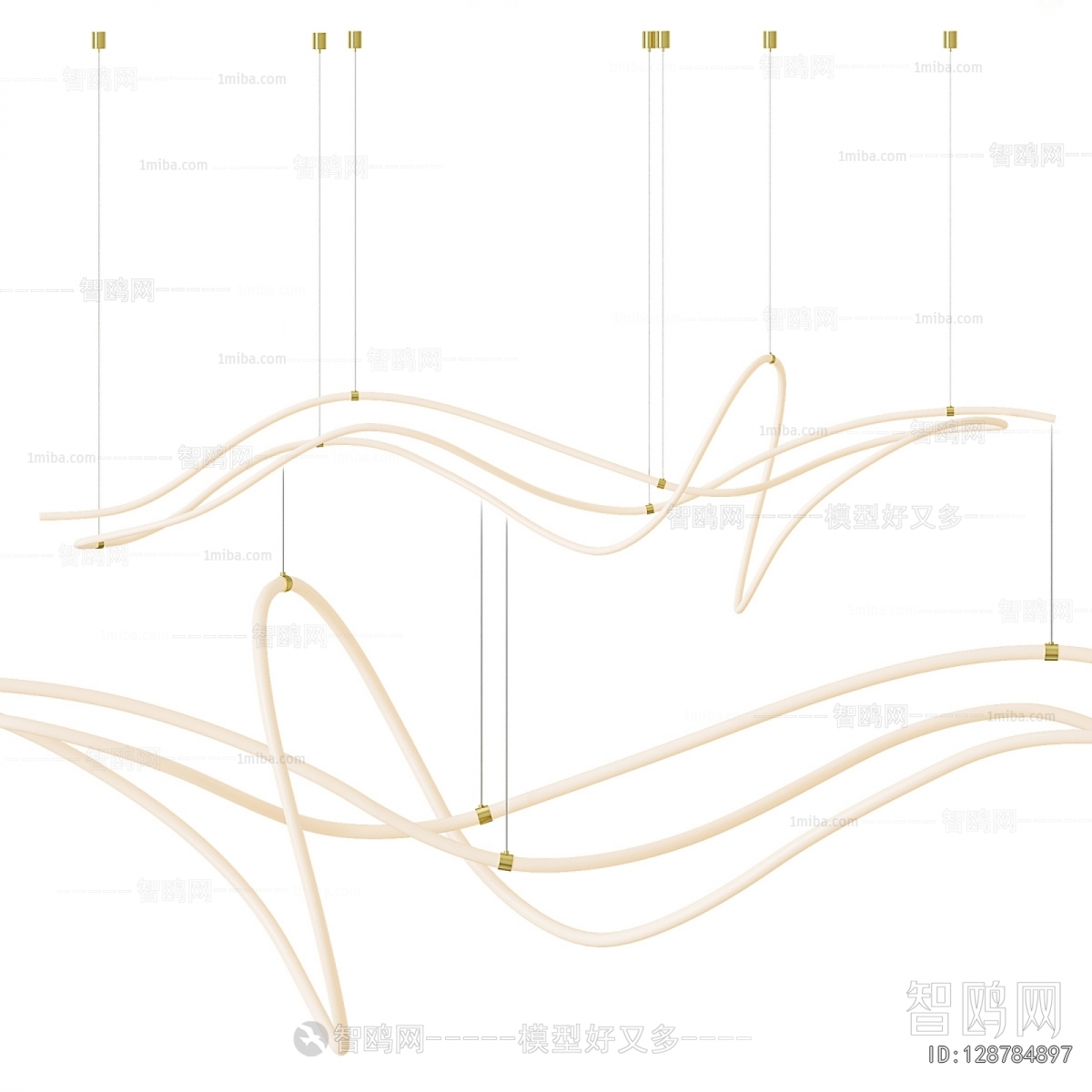 Modern Long Chandelier