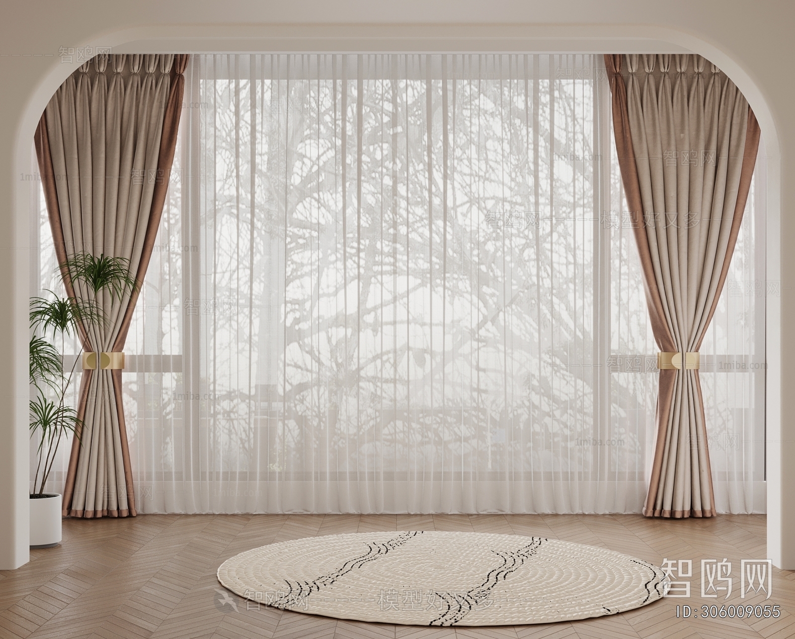 New Chinese Style The Curtain