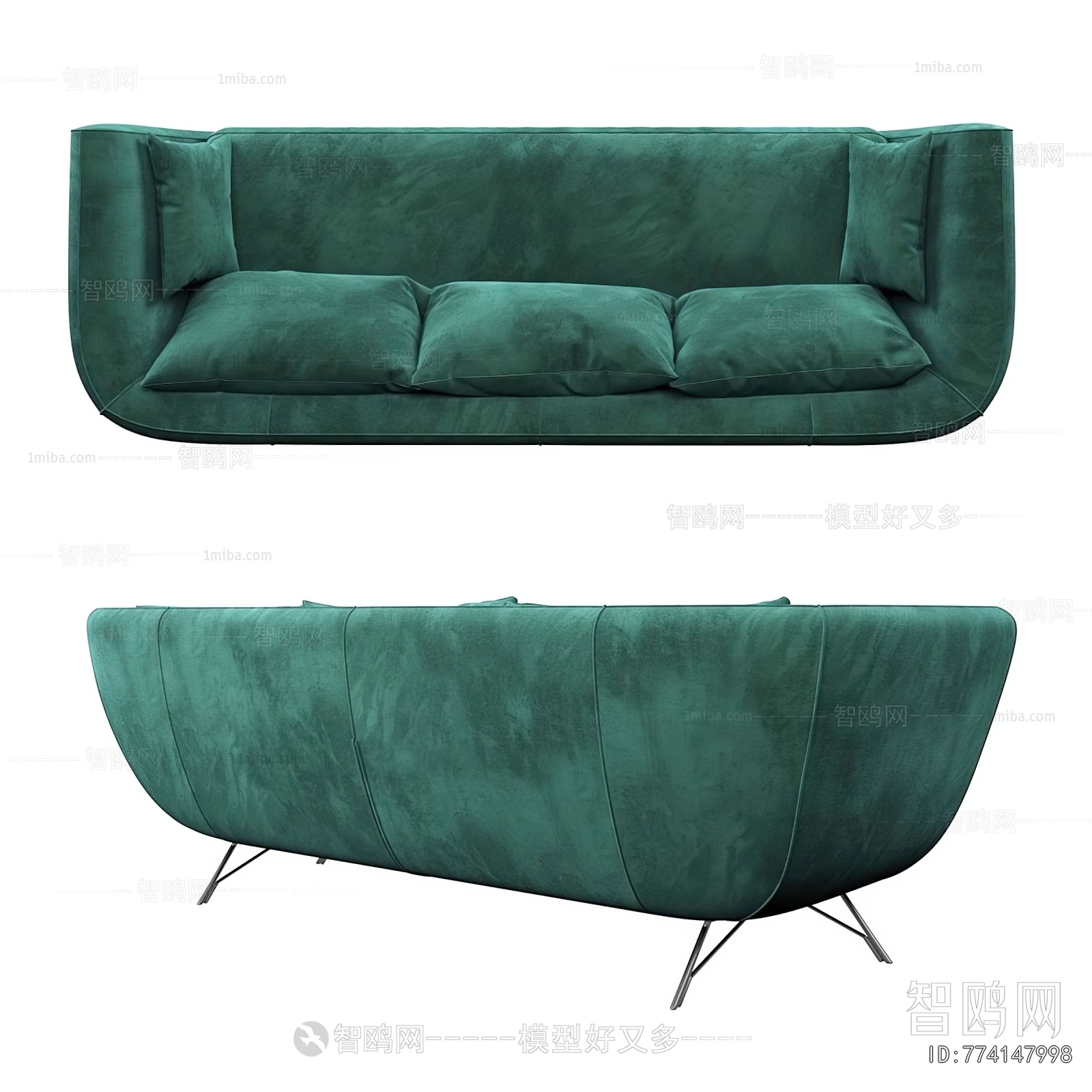 Modern Three-seat Sofa