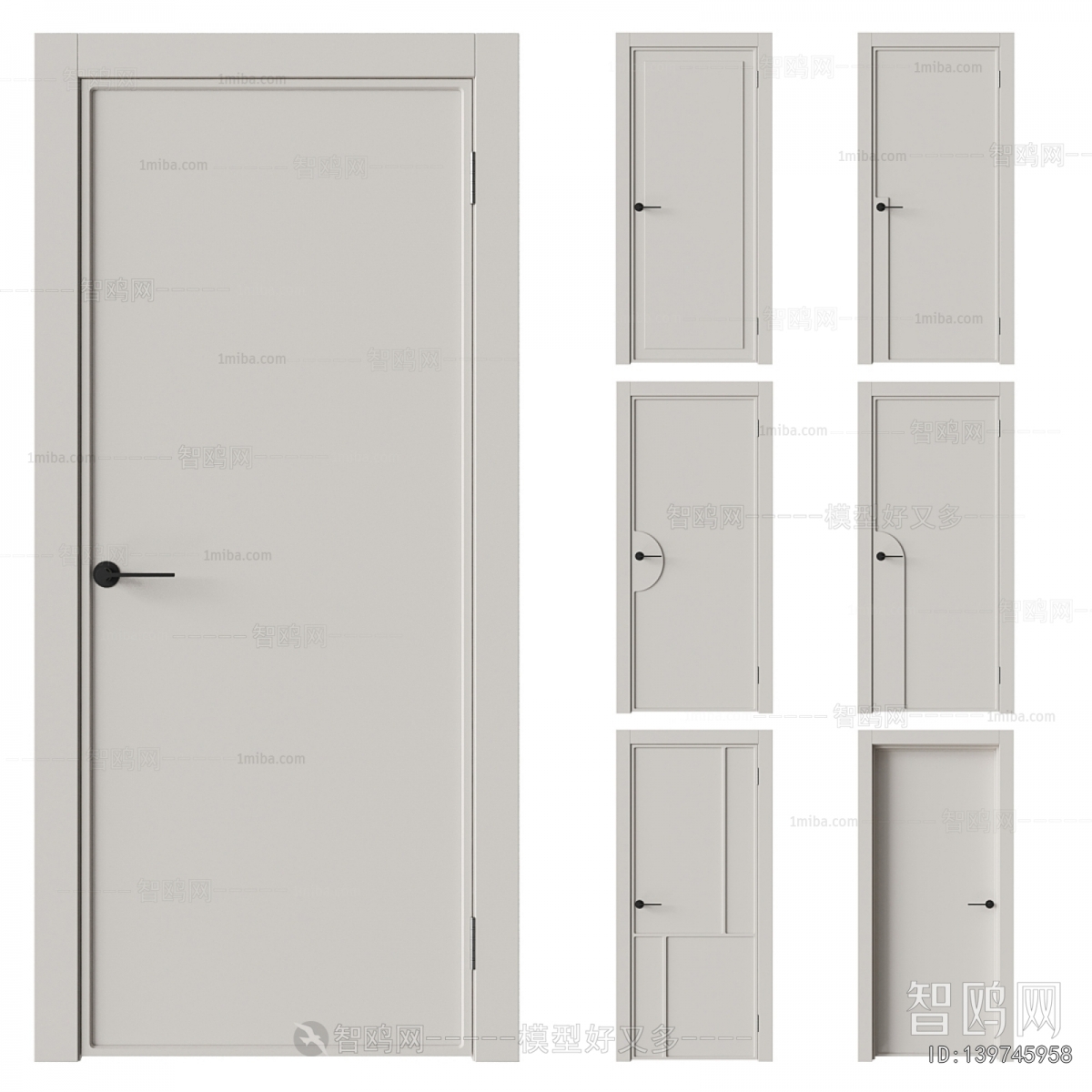 Modern Single Door