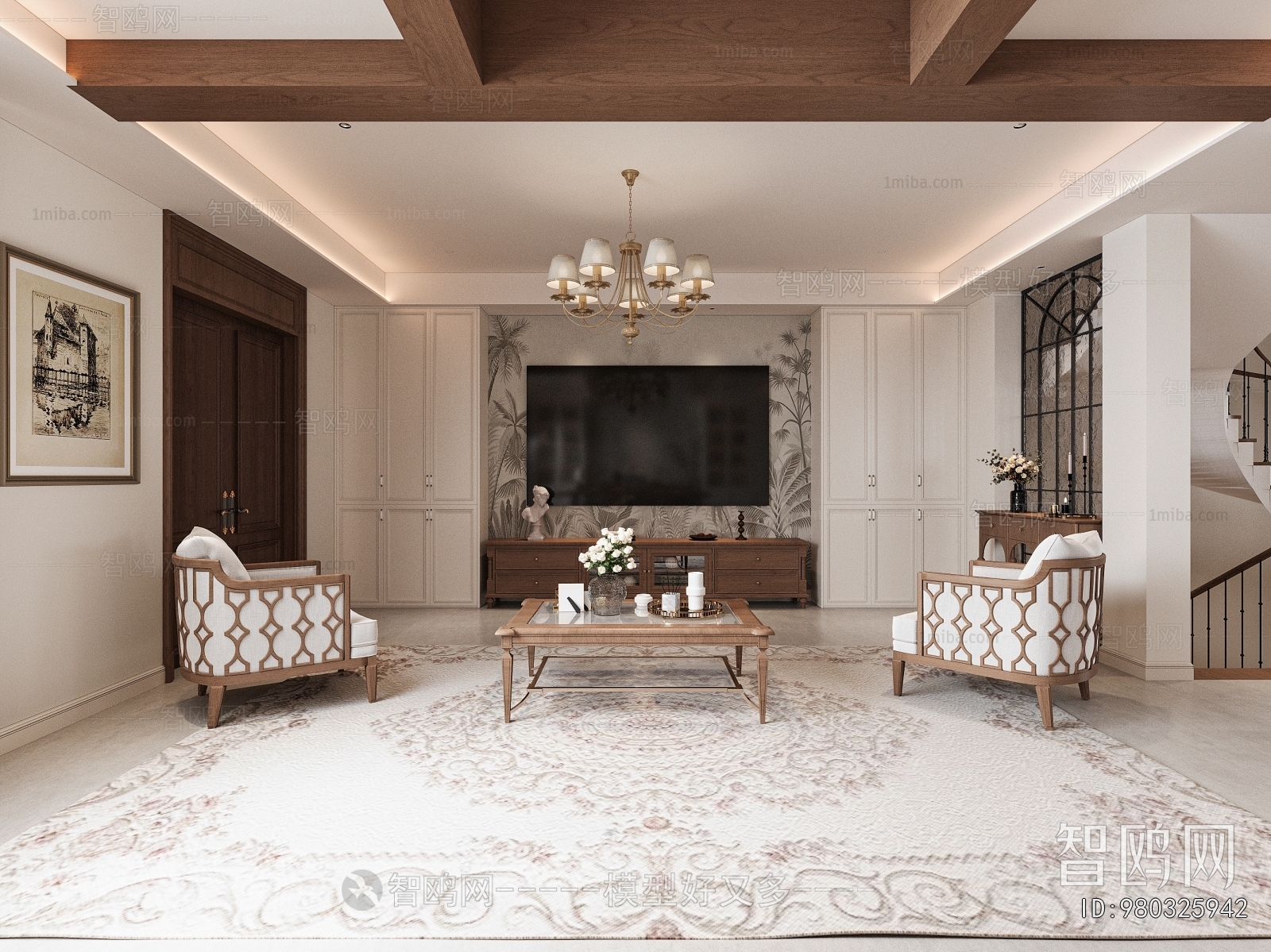 American Style A Living Room