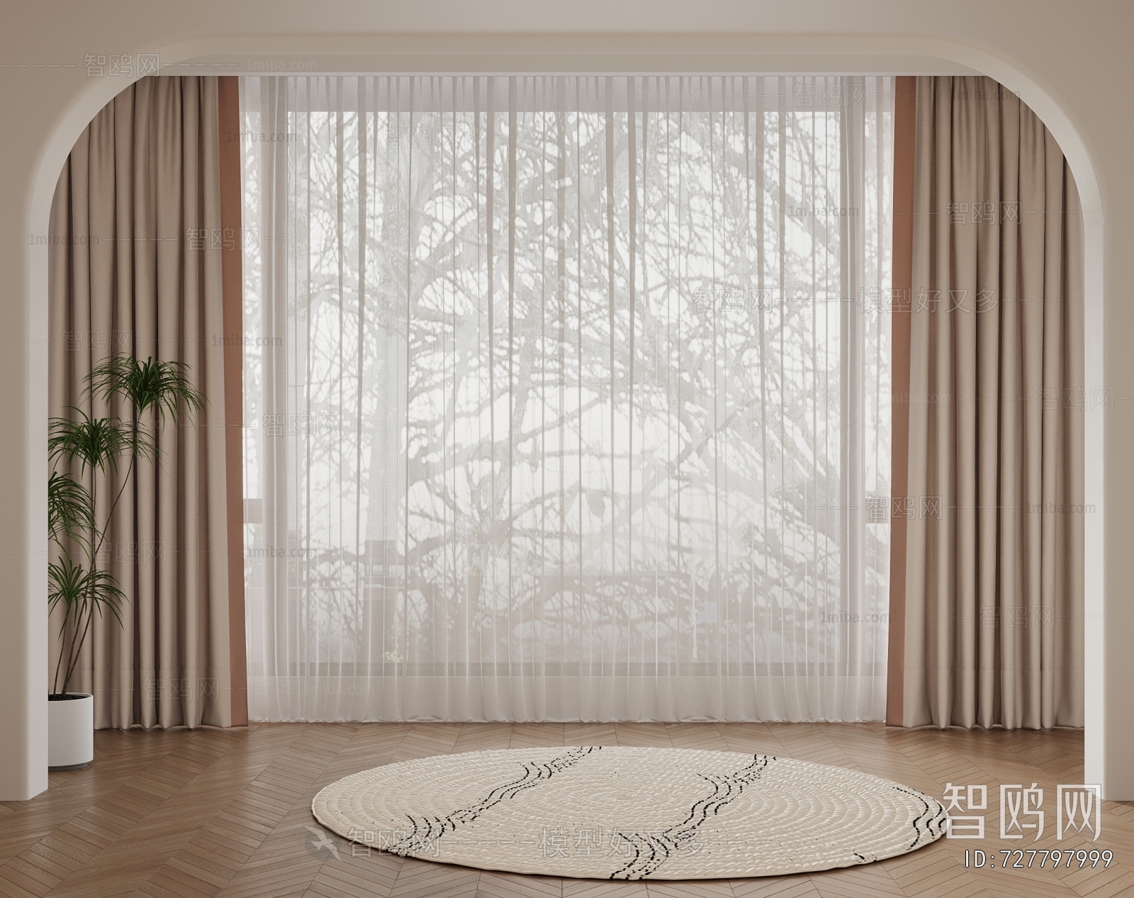 Modern The Curtain