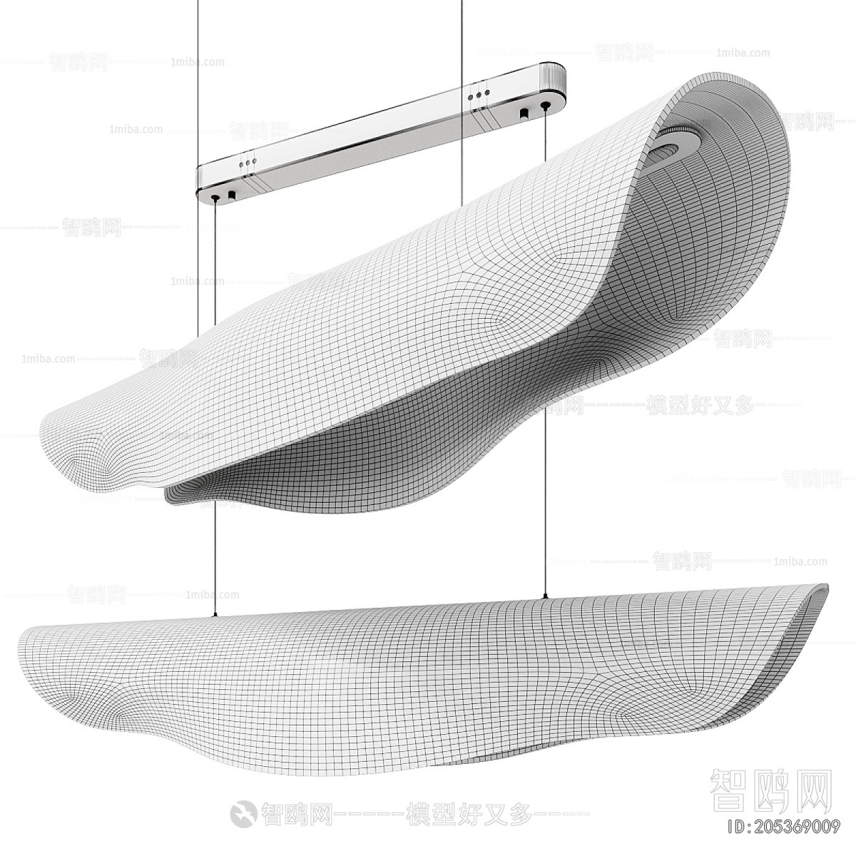 Modern Long Chandelier