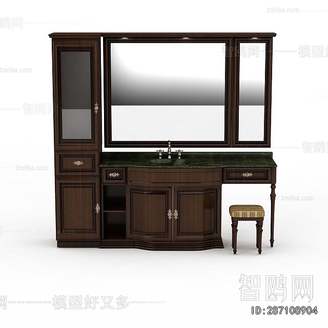 European Style Bathroom Cabinet