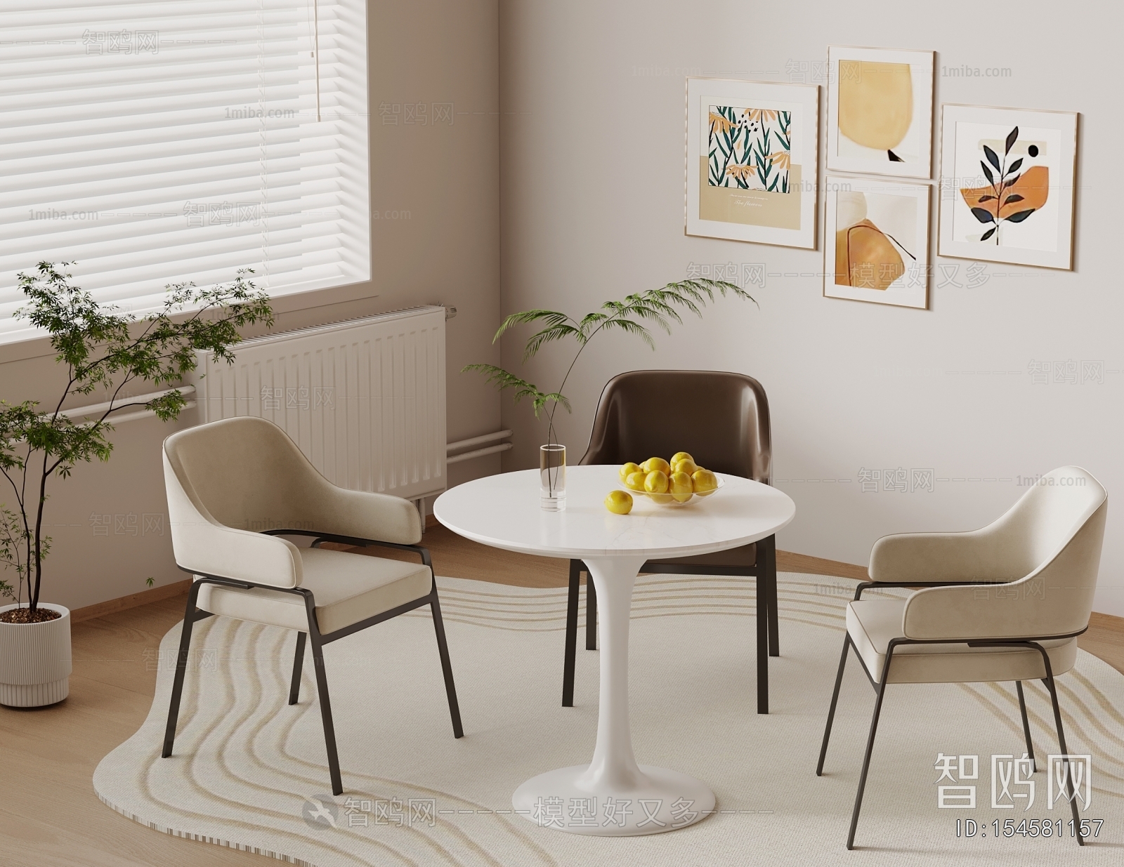 Nordic Style Dining Table And Chairs