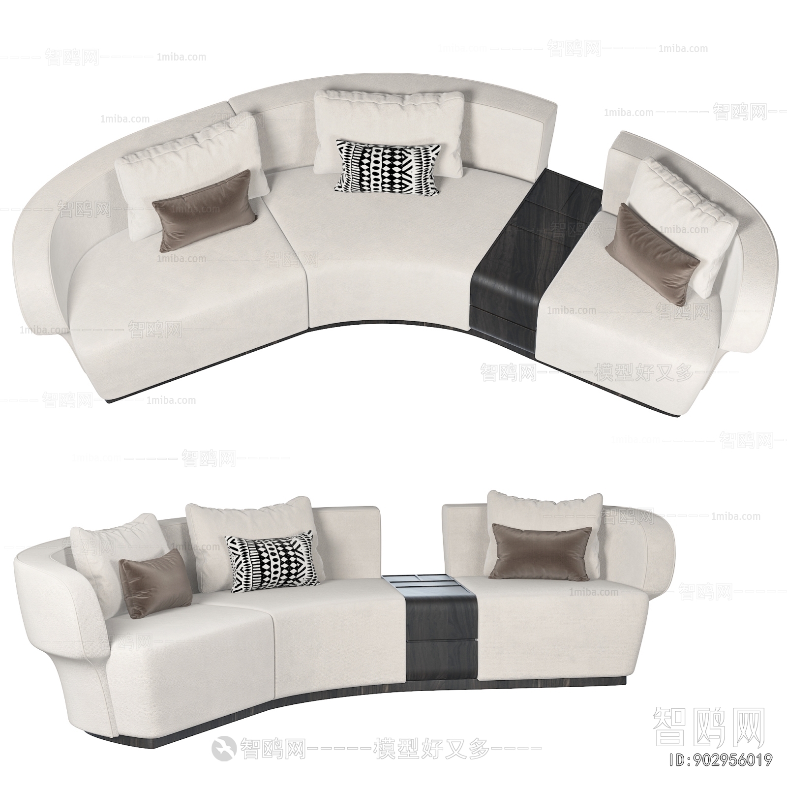 Modern Curved Sofa