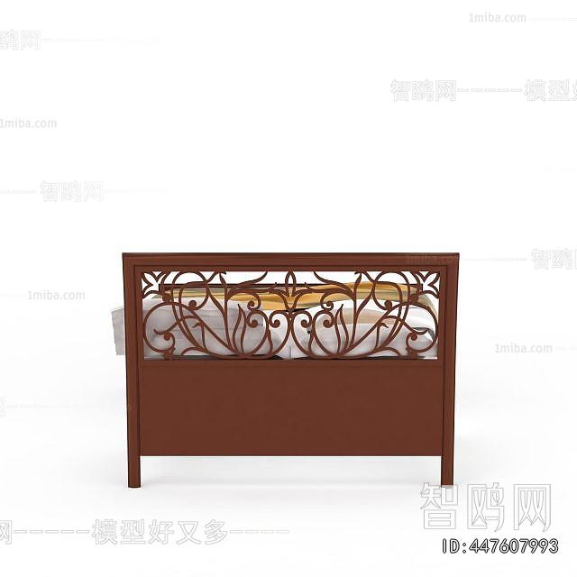New Chinese Style Double Bed