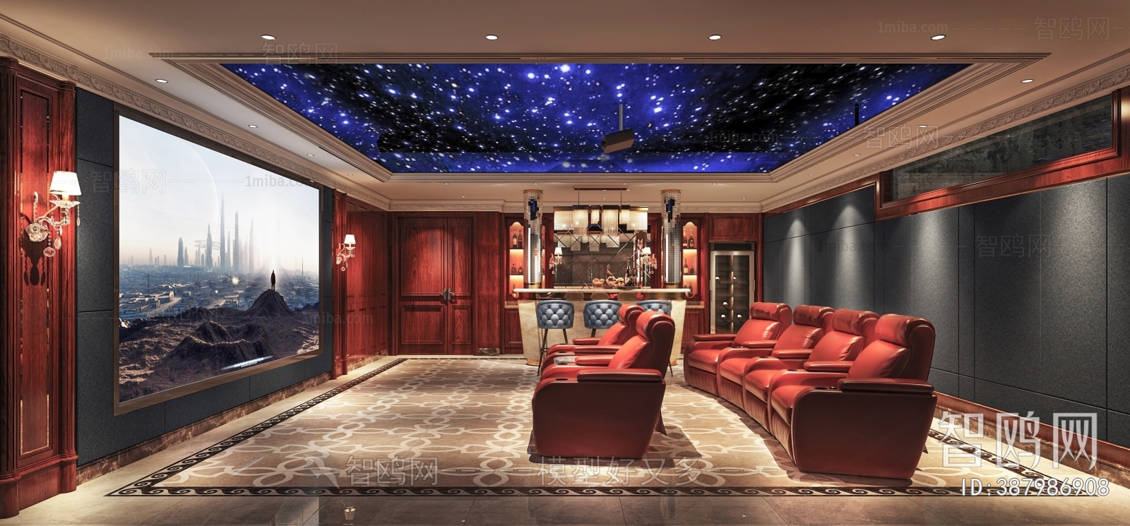 European Style Audiovisual Room