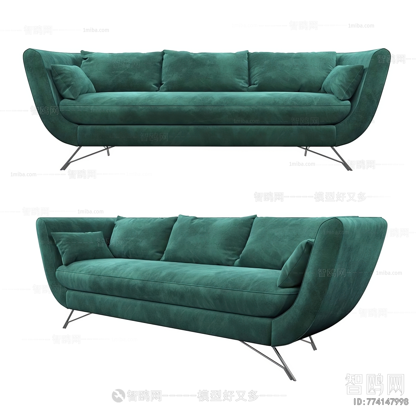 Modern Three-seat Sofa