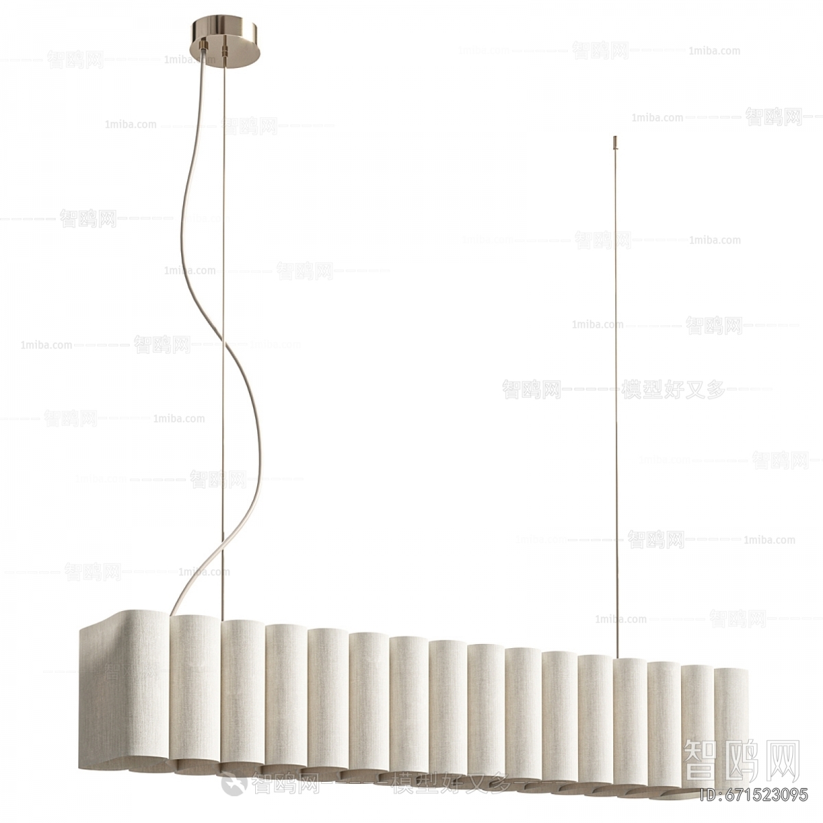 Modern Long Chandelier