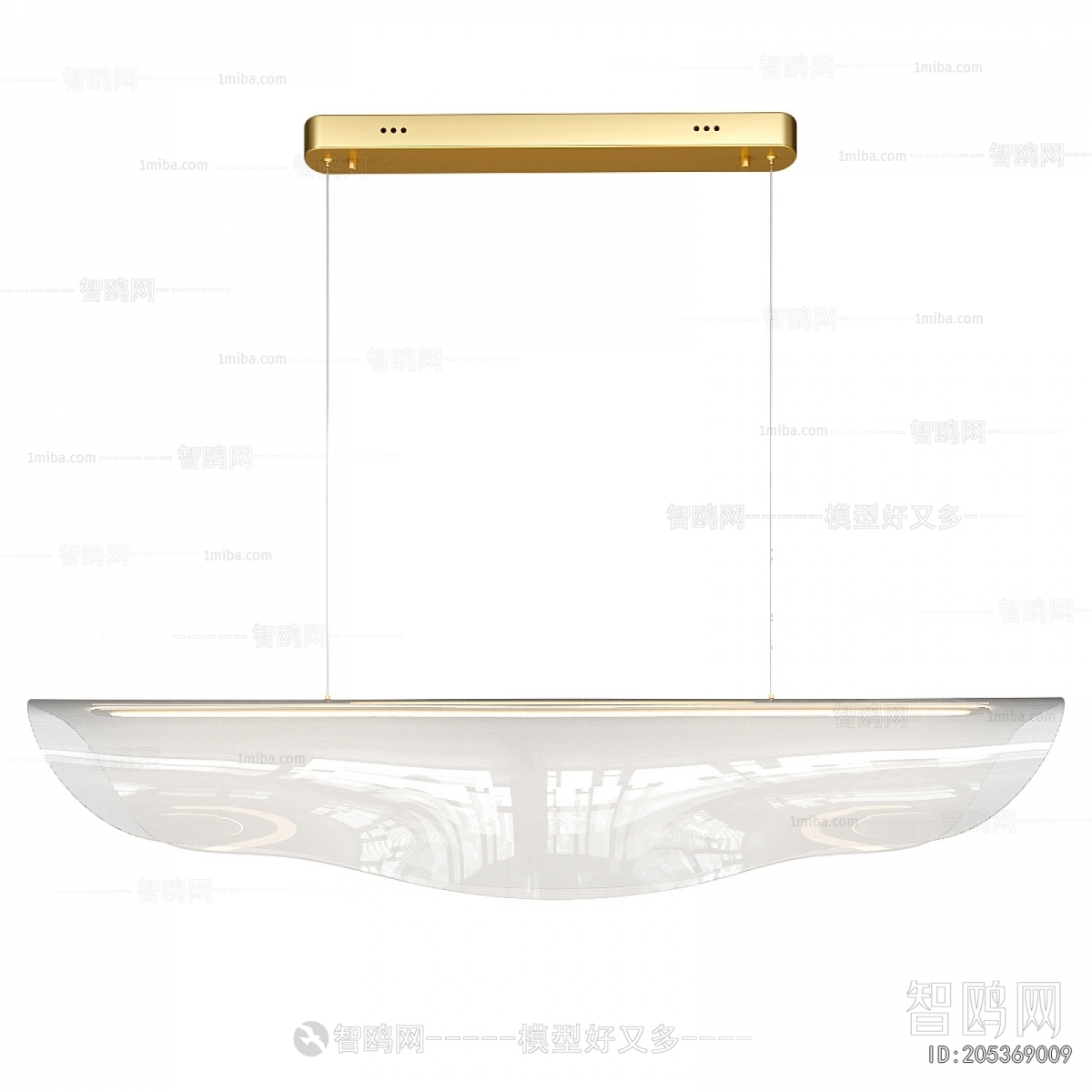 Modern Long Chandelier