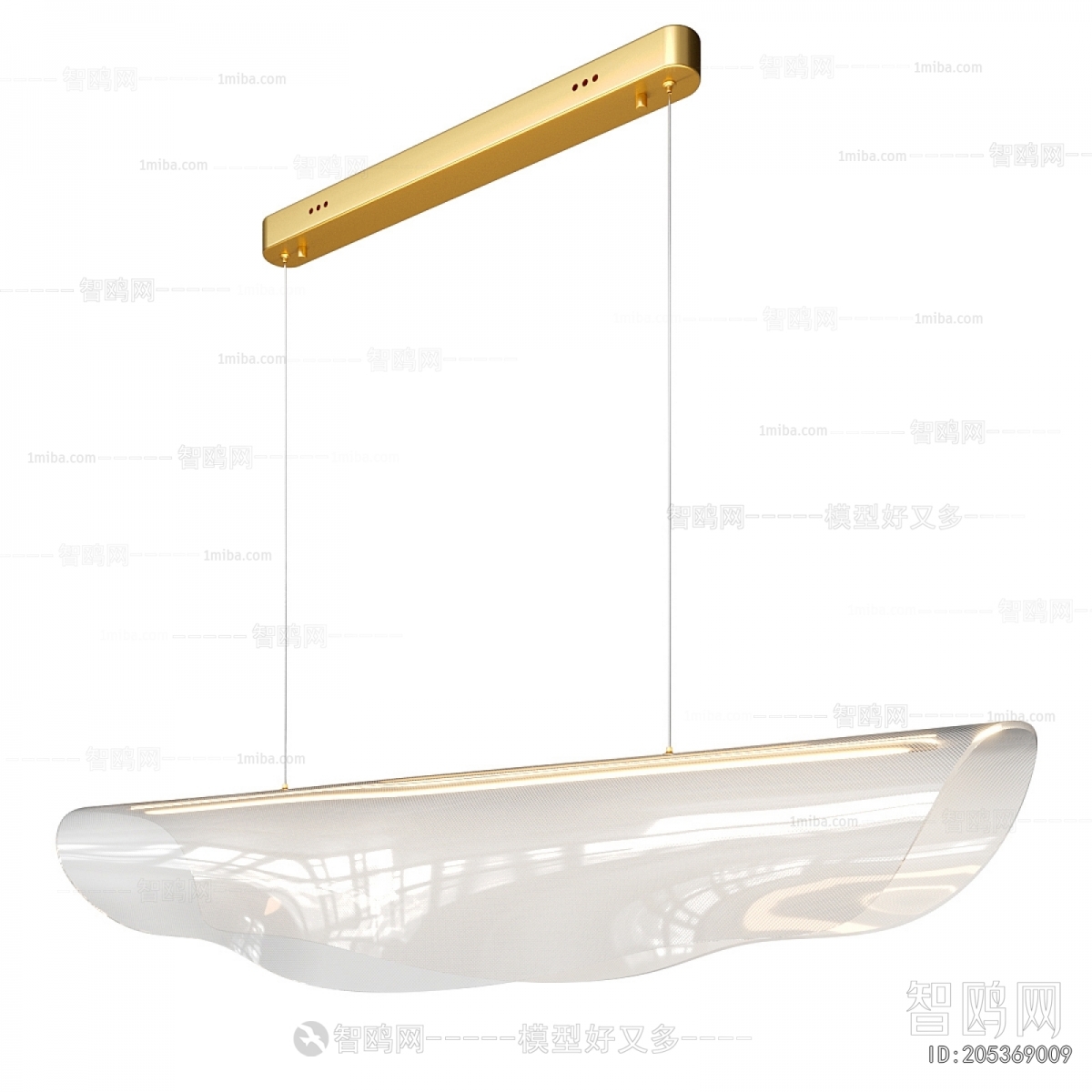 Modern Long Chandelier