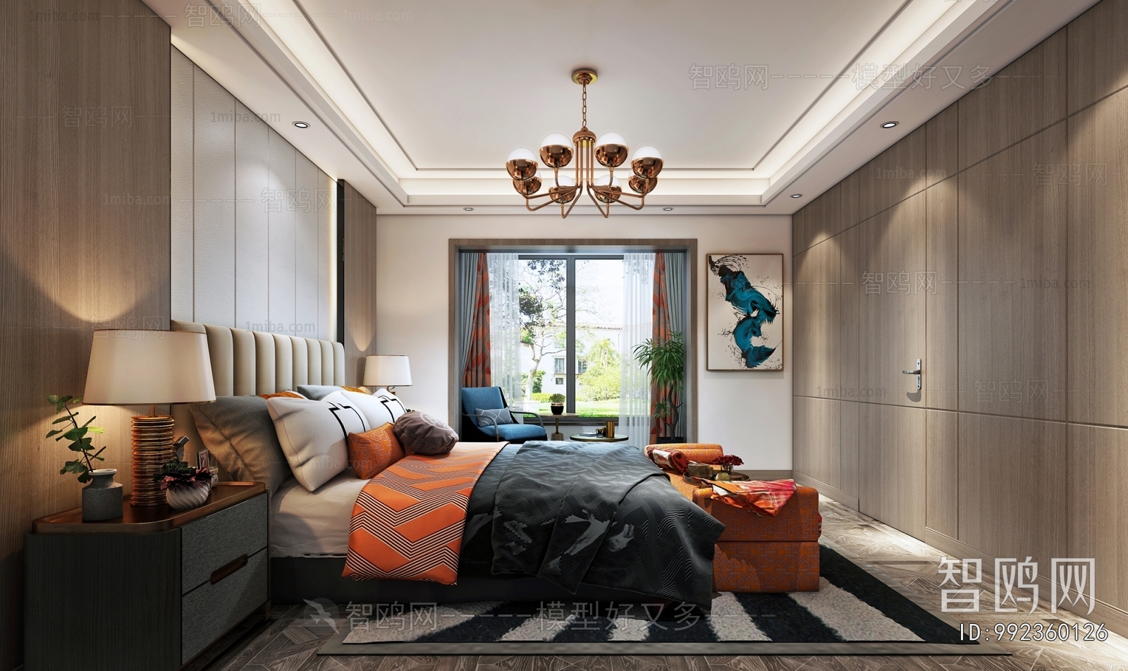 New Chinese Style Guest Room