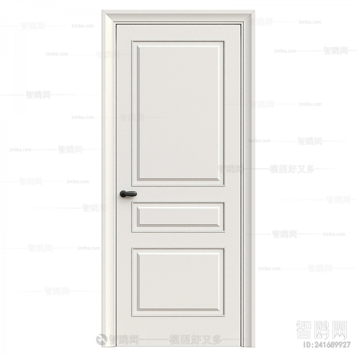 Simple European Style Single Door