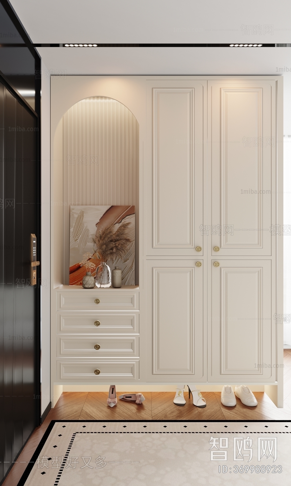 French Style Shoe Cabinet