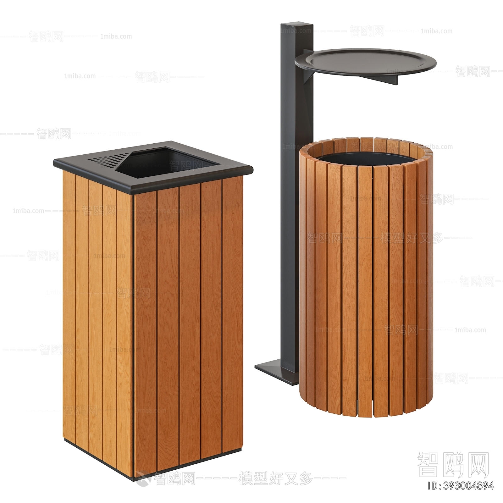 Modern Trash Can