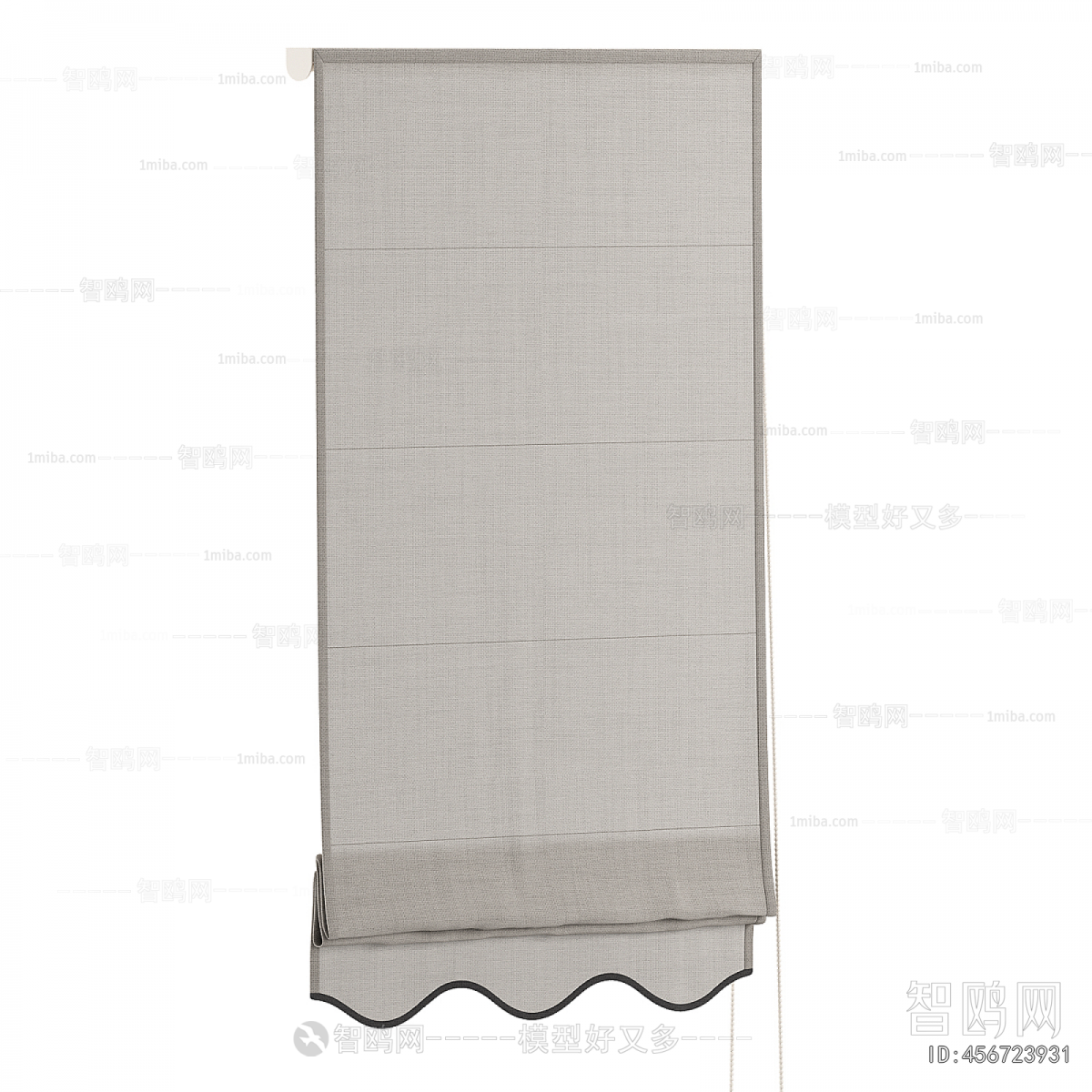 New Chinese Style Roman Curtain