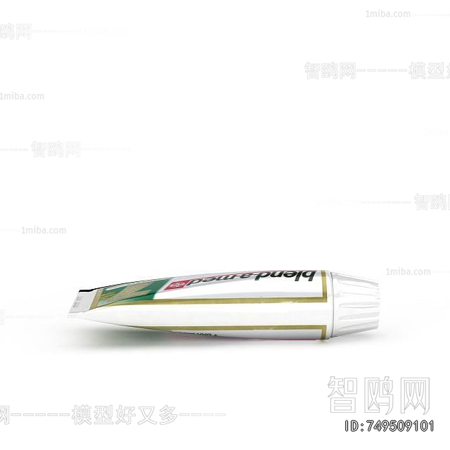 Modern Toothbrush And Toothpaste