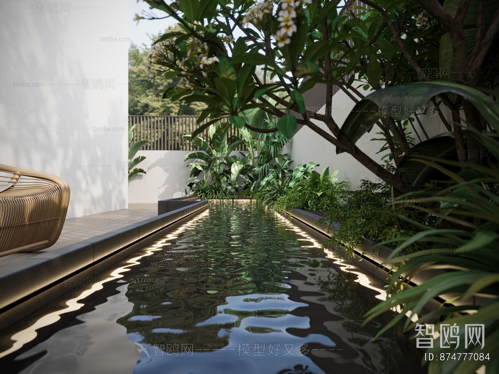 Modern Rockery Waterscape