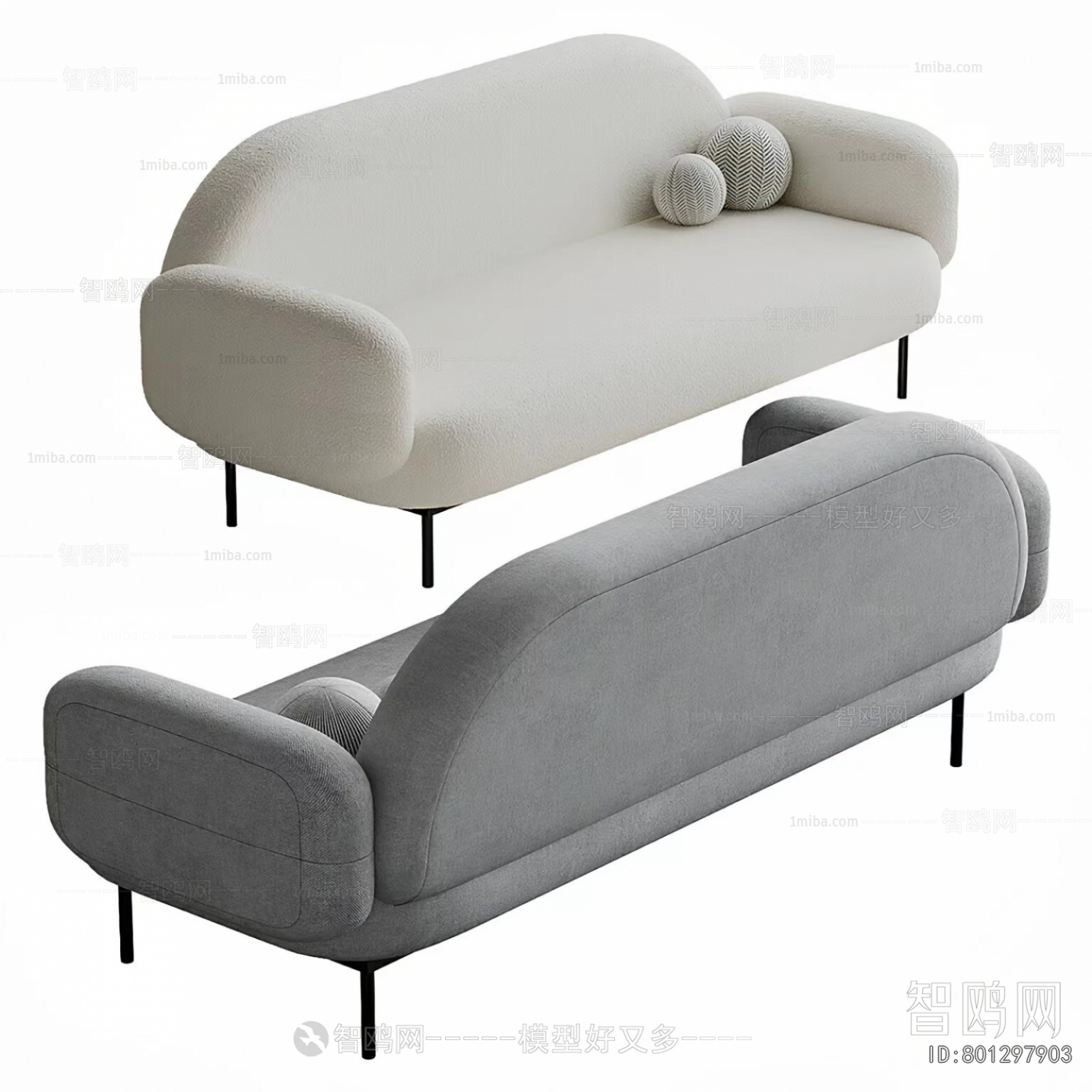 Modern Multi Person Sofa