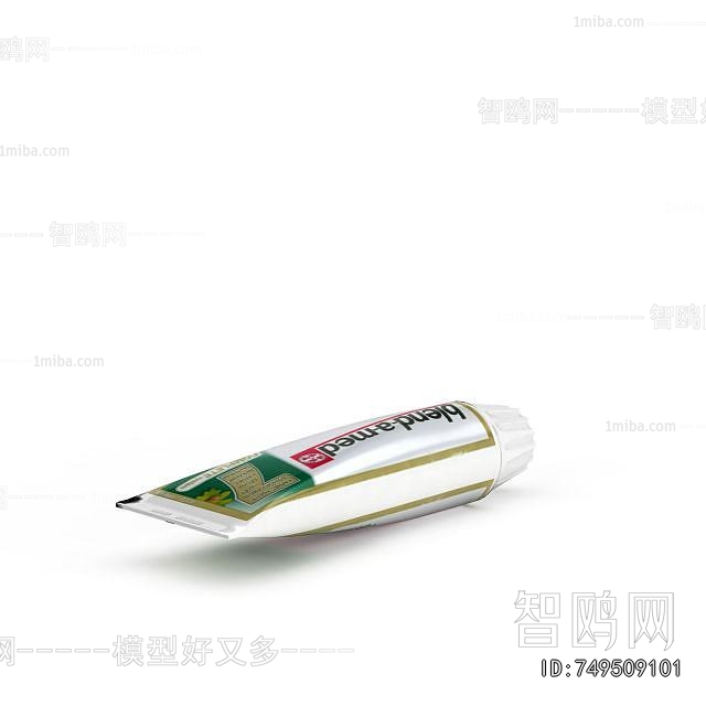 Modern Toothbrush And Toothpaste