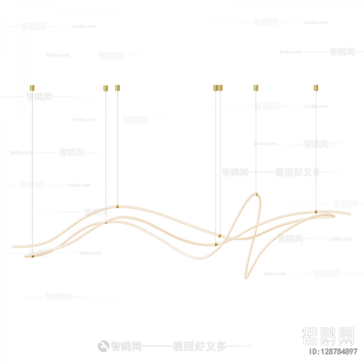 Modern Long Chandelier