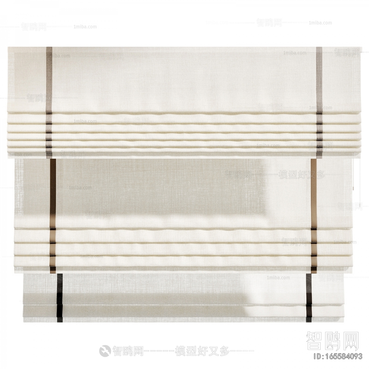 New Chinese Style Roman Curtain