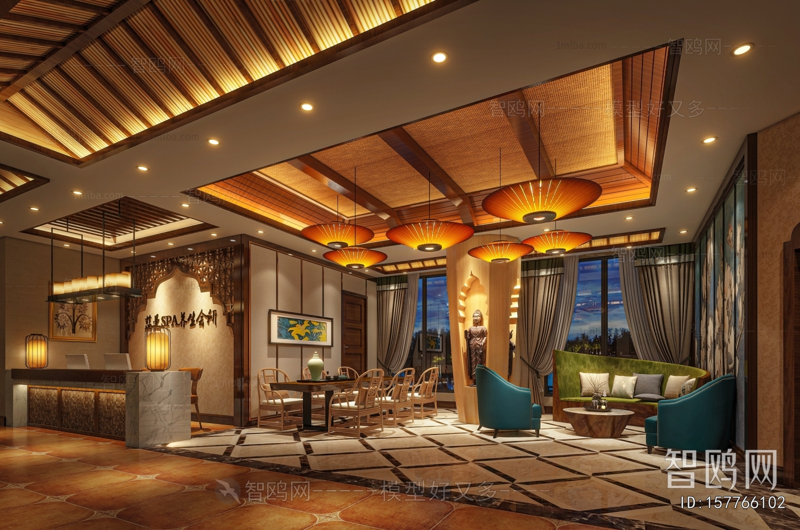 Southeast Asian Style SPA Foot Bath