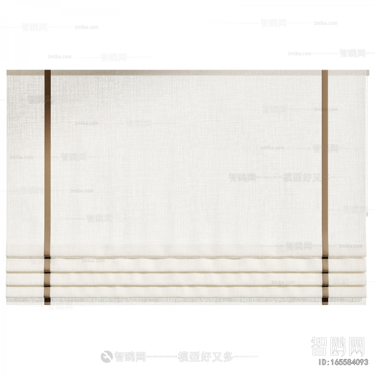 New Chinese Style Roman Curtain