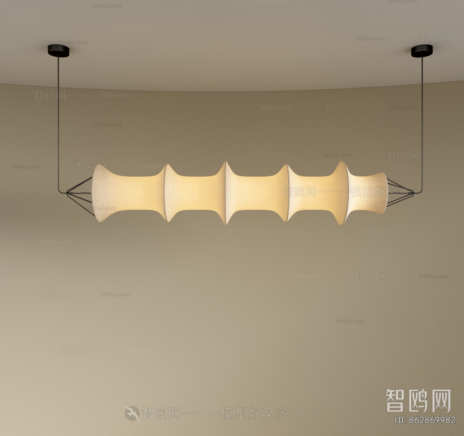 Modern Long Chandelier