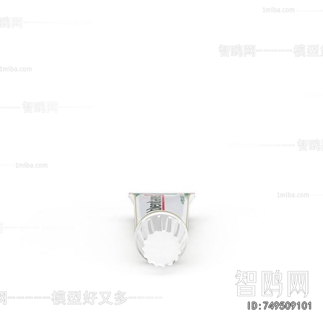 Modern Toothbrush And Toothpaste