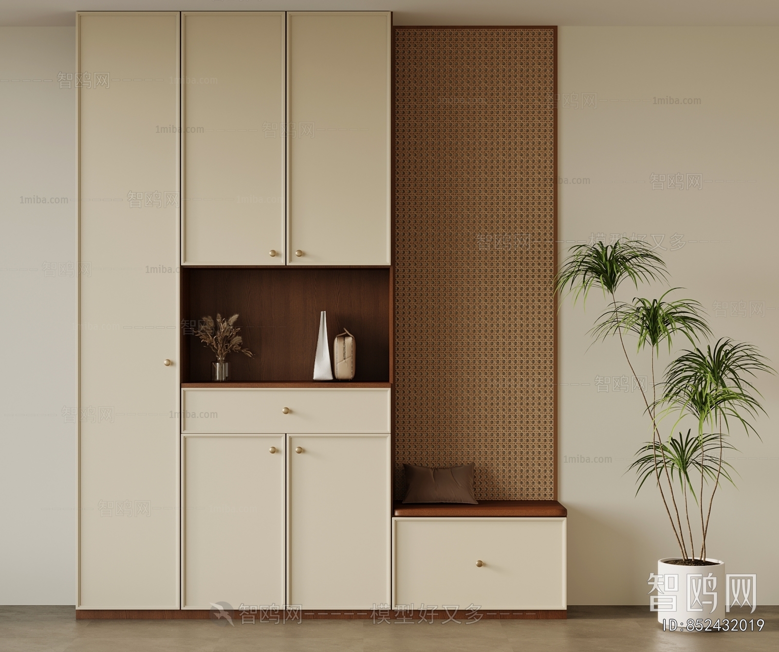 French Style Shoe Cabinet