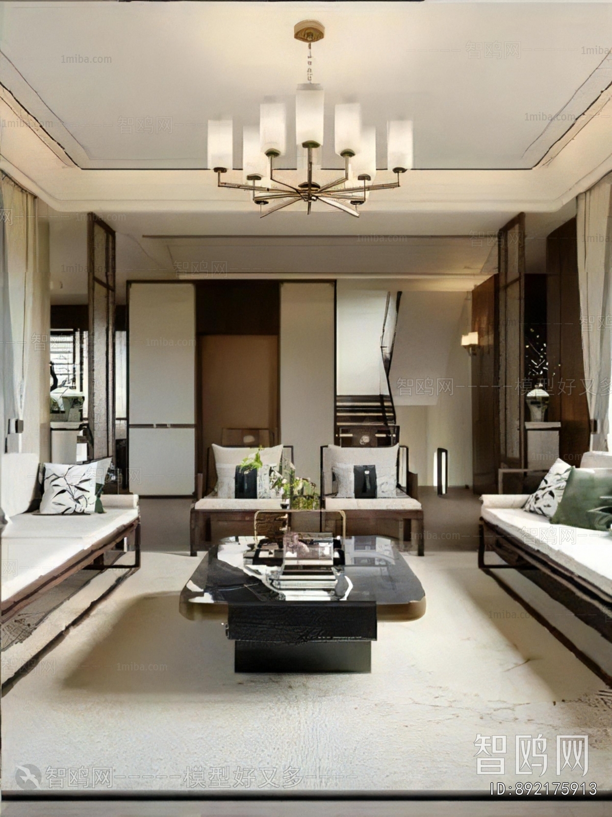 New Chinese Style Dining Room