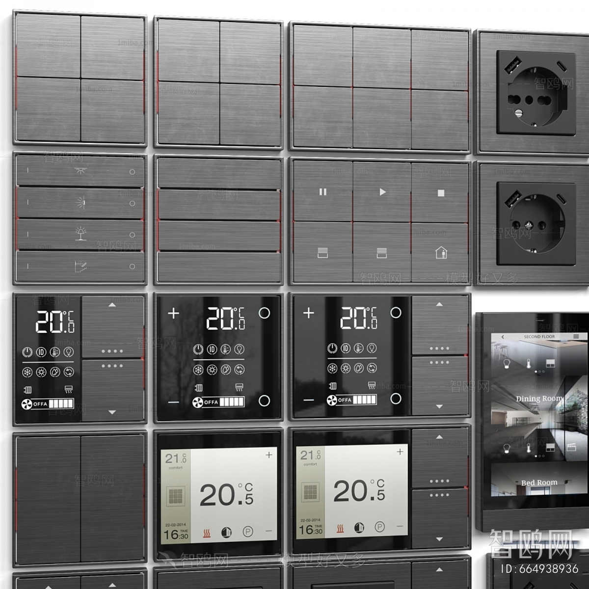 Modern Switch Socket Panel