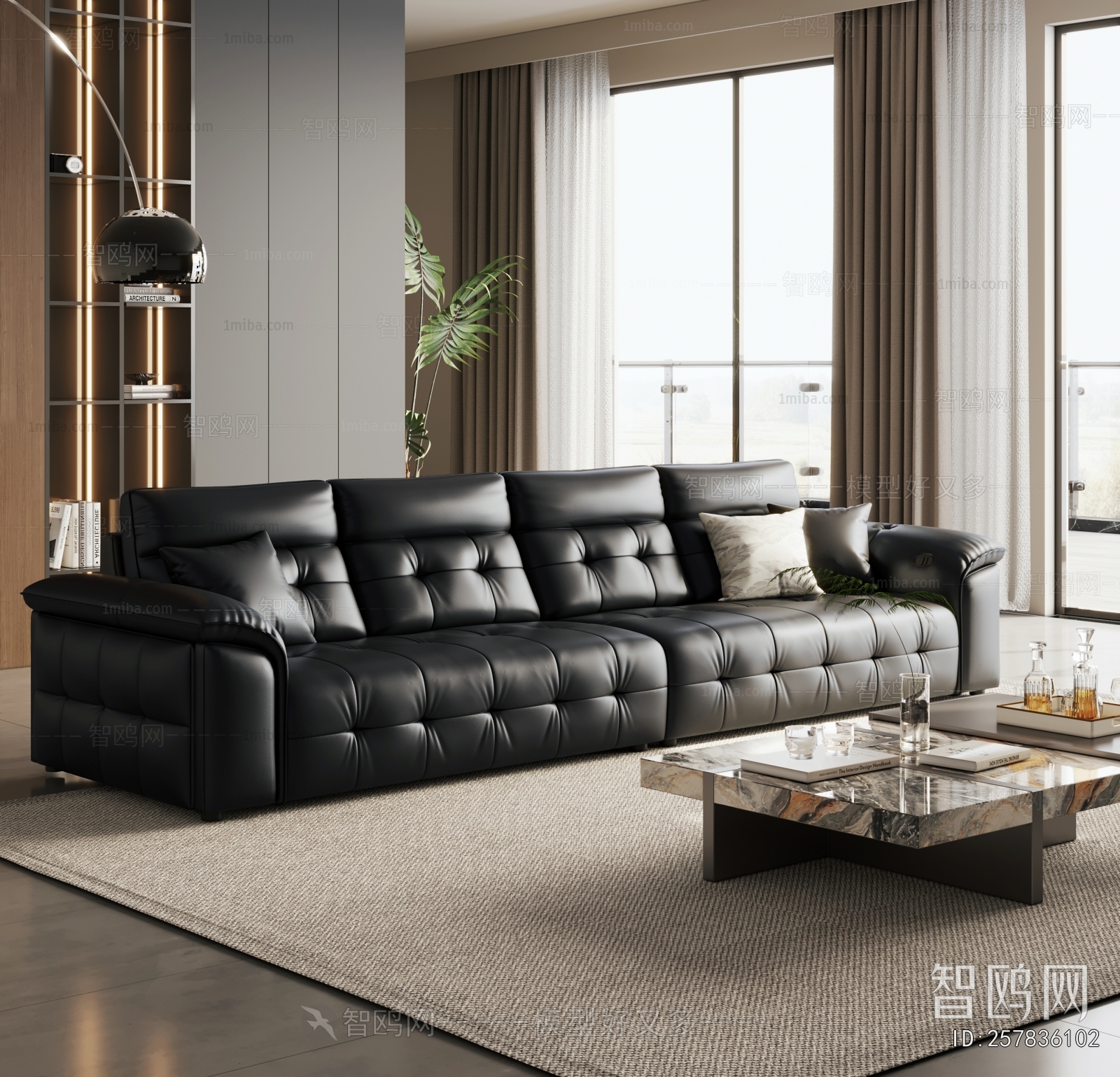 Modern Multi Person Sofa