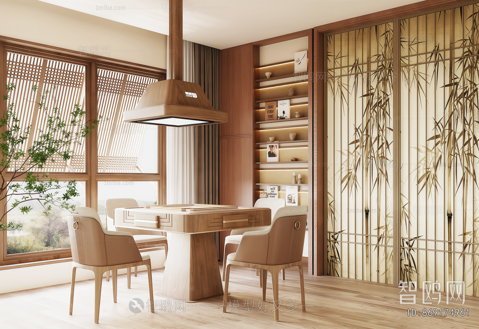 New Chinese Style Chess And Card Room