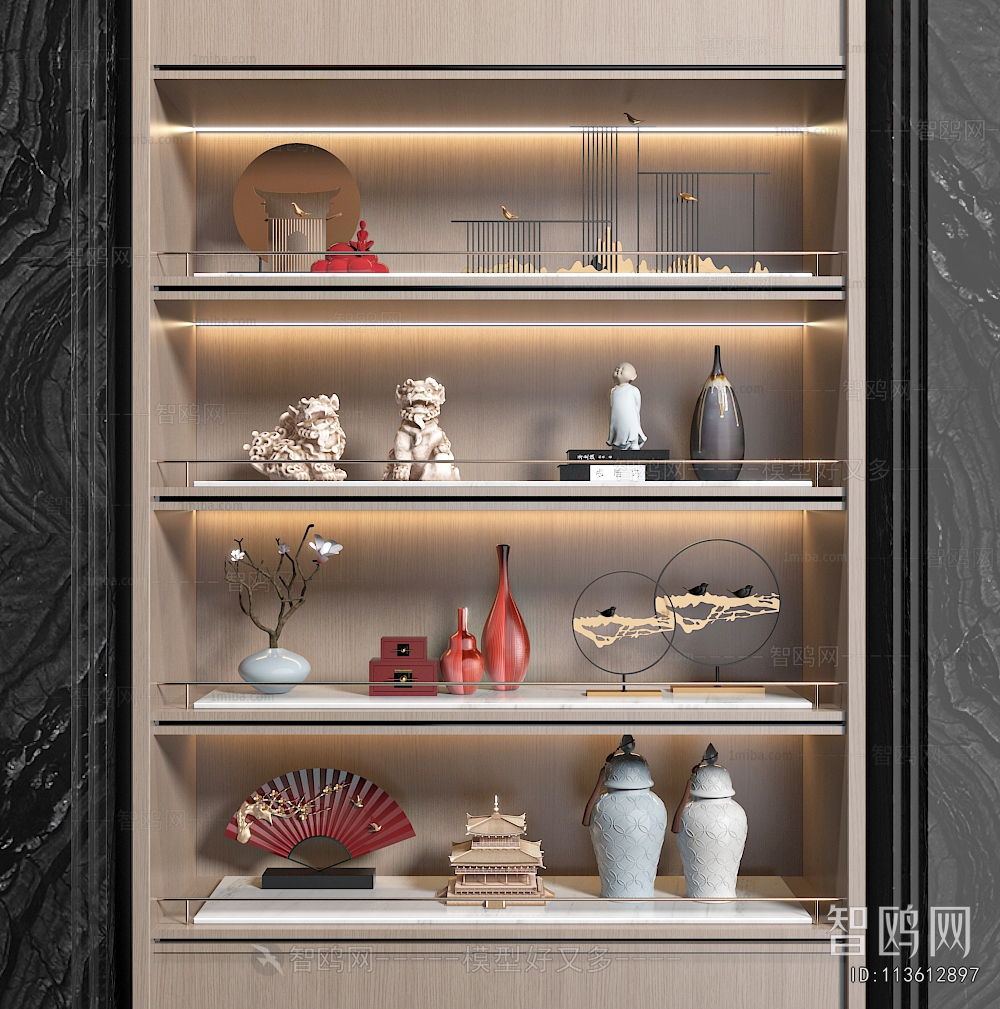 New Chinese Style Decorative Set