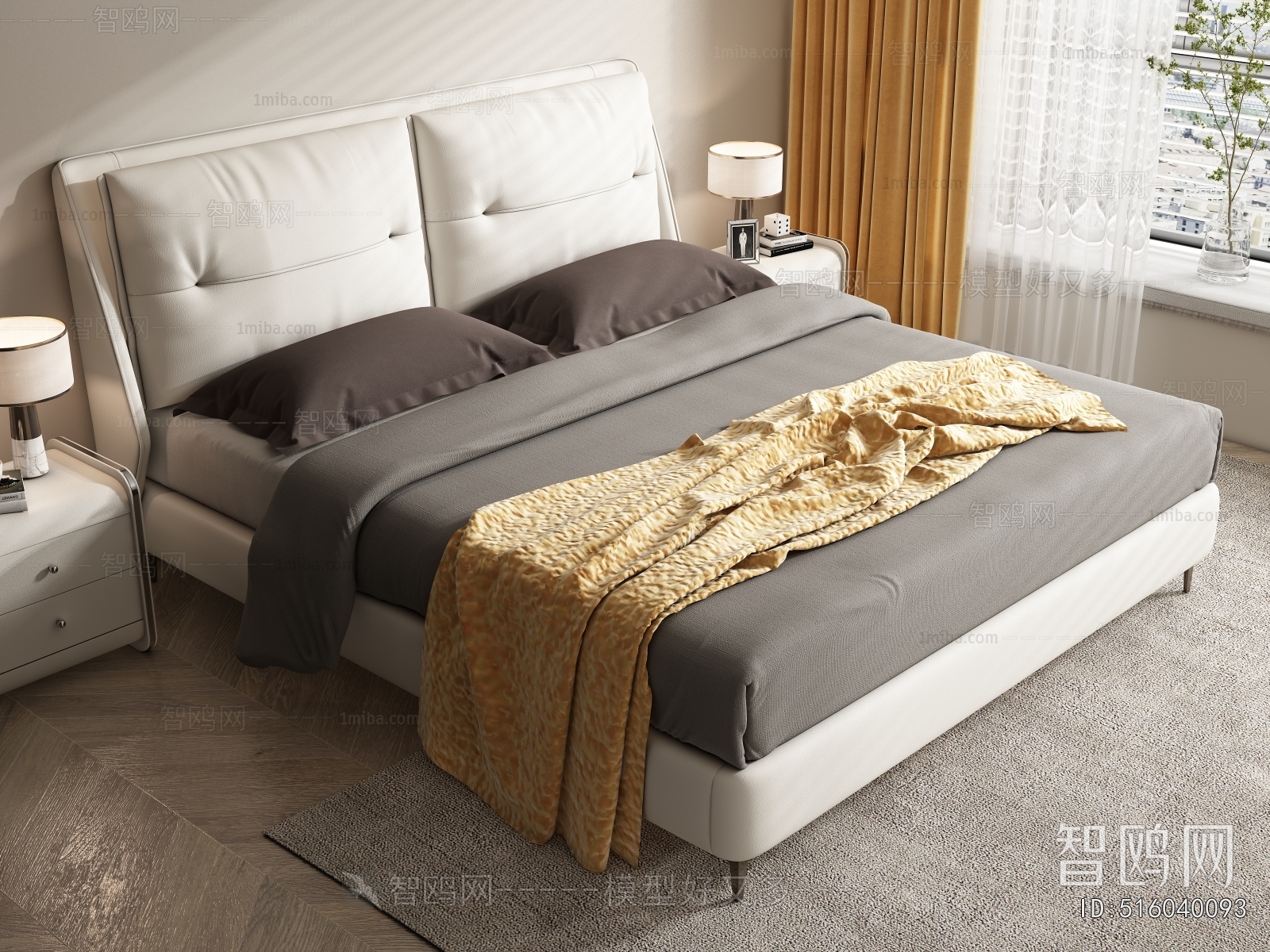 Modern Double Bed
