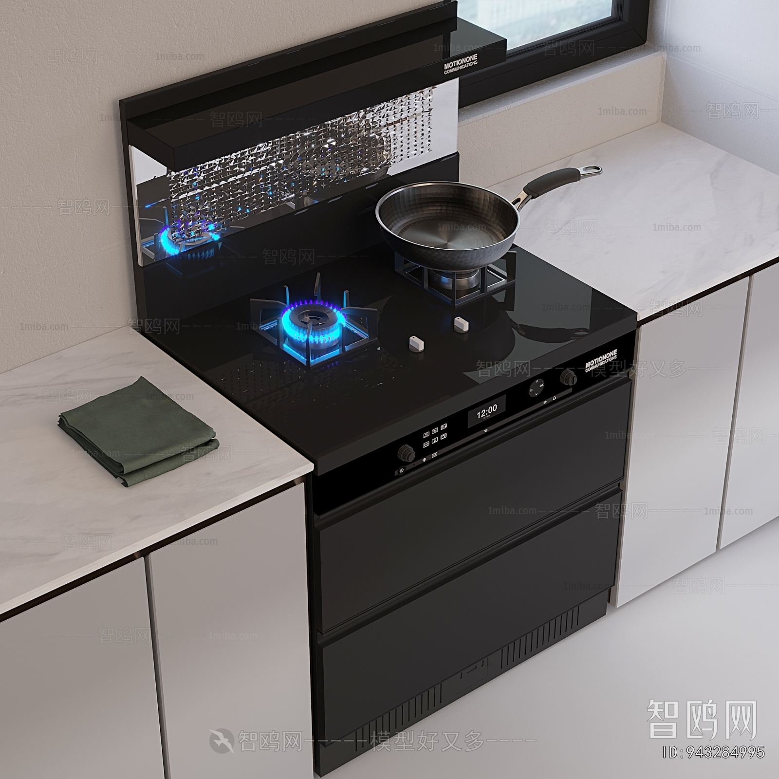 Modern Kitchen Electric Gas Range