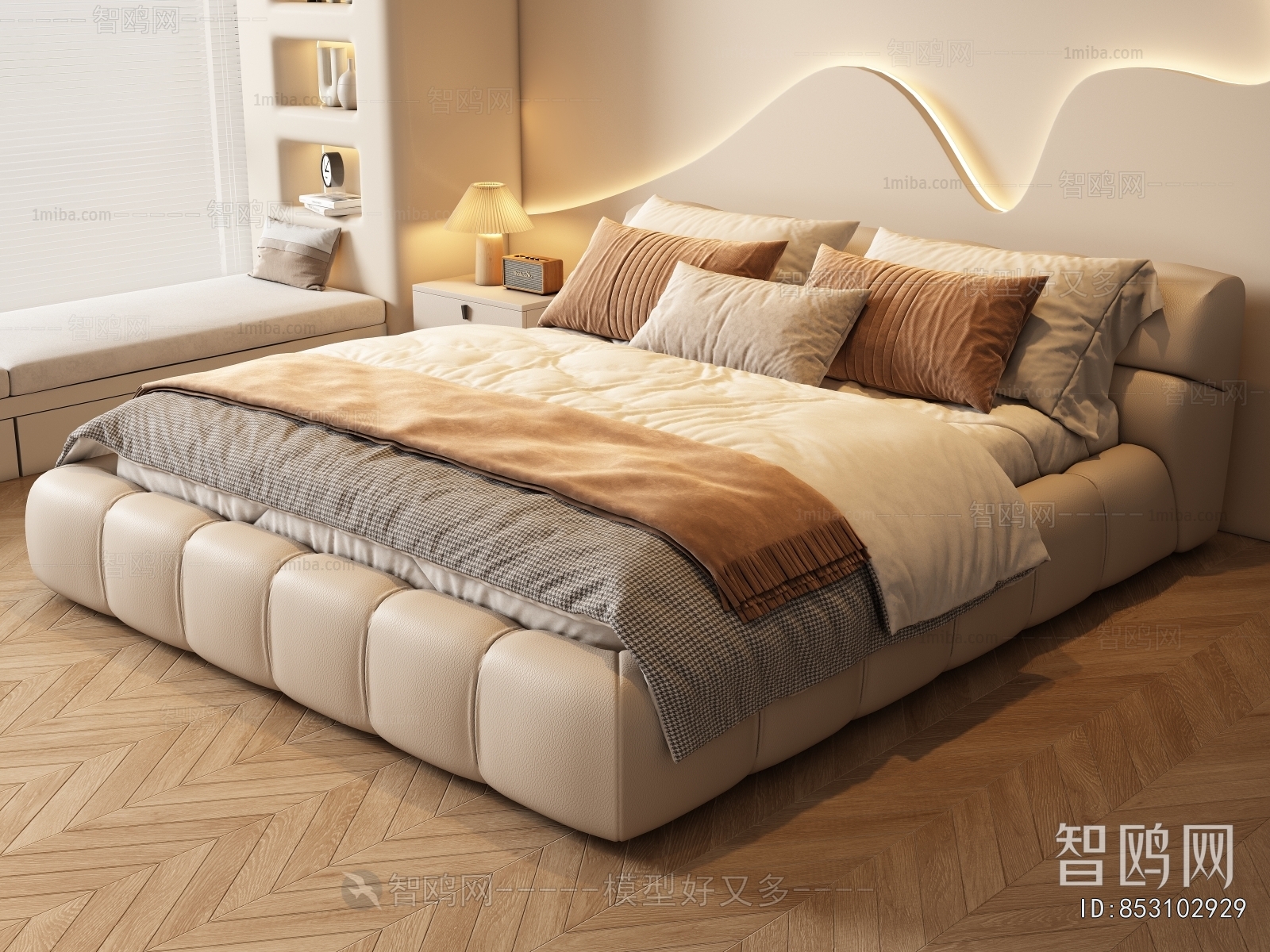 Modern Double Bed