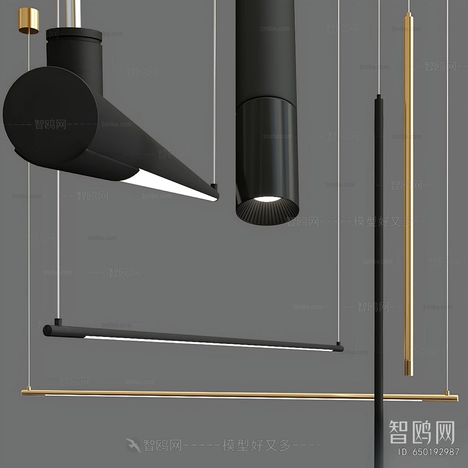 Modern Long Chandelier