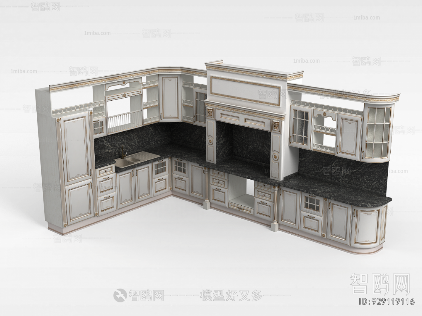 European Style Kitchen Cabinet